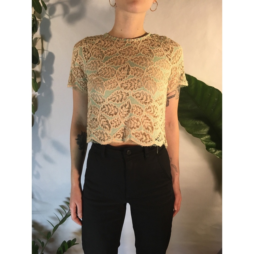 Moon Lacey Cropped Top